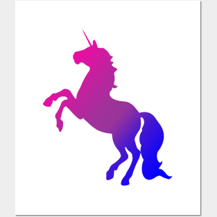 Bisexual Pride Unicorn Posters and Art